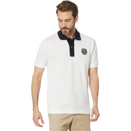 라코스테 Mens Lacoste Short Sleeve Classic Fit Polo w/ Lacoste Badge