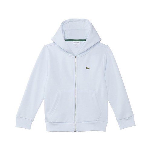 라코스테 Lacoste Kids Classic Full Zip Fleece Sweatshirt MM (Little Kid/Toddler/Big Kid)