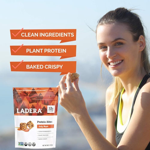  Ladera Foods Ladera Protein Bites | Salty Maple Protein Bites | Natural Flavor | Great taste | High Protein Bite | 12 G Protein | 8 Oz