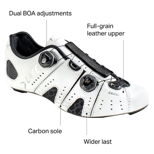  Lake CX241 Wide Cycling Shoe - Men