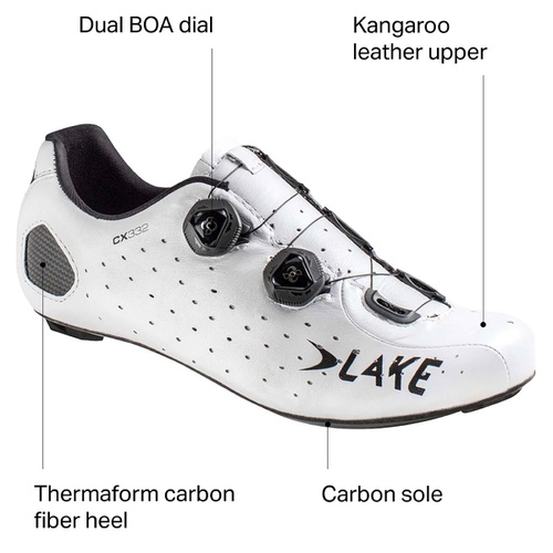  Lake CX332 Wide Cycling Shoe - Men