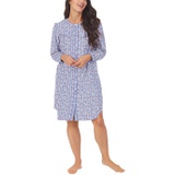 Lanz of Salzburg Short Button Front Nightshirt