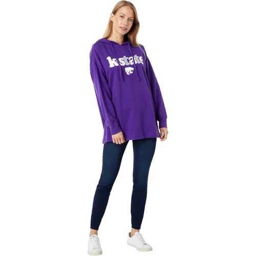  Lauren James Kansas State Wildcats Long-Length Side Vent Hoodie