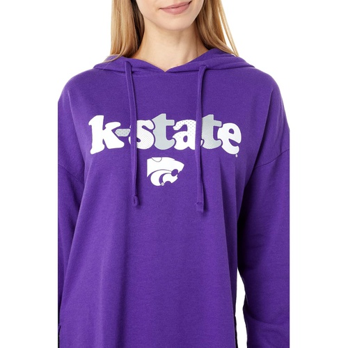  Lauren James Kansas State Wildcats Long-Length Side Vent Hoodie