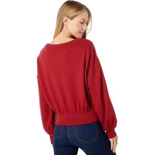  Lauren James Virginia Tech Hokies Cropped Crew Neck Sweatshirt