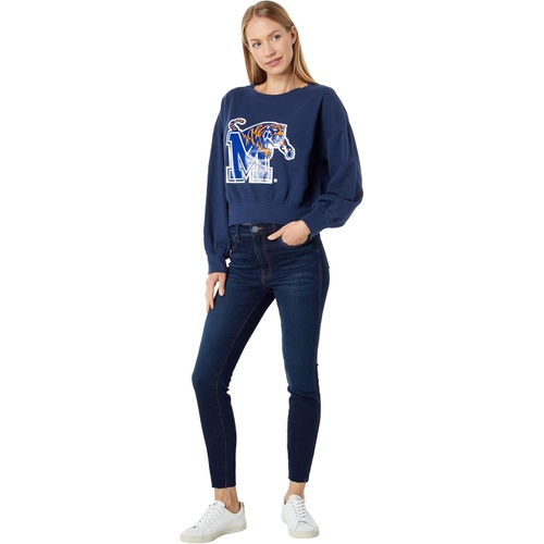  Lauren James Memphis Tigers Cropped Crew Neck Sweatshirt