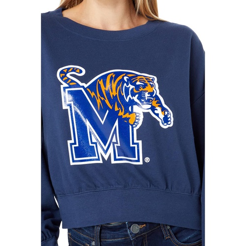  Lauren James Memphis Tigers Cropped Crew Neck Sweatshirt