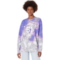 Lauren James Northwestern Wildcats Tie-Dye Sweatshirt