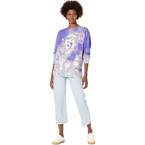  Lauren James Northwestern Wildcats Tie-Dye Sweatshirt