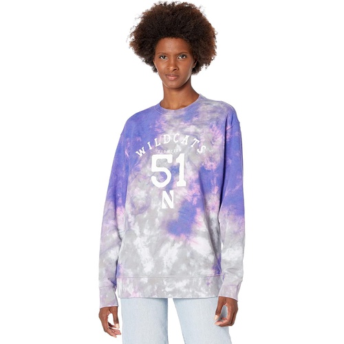  Lauren James Northwestern Wildcats Tie-Dye Sweatshirt