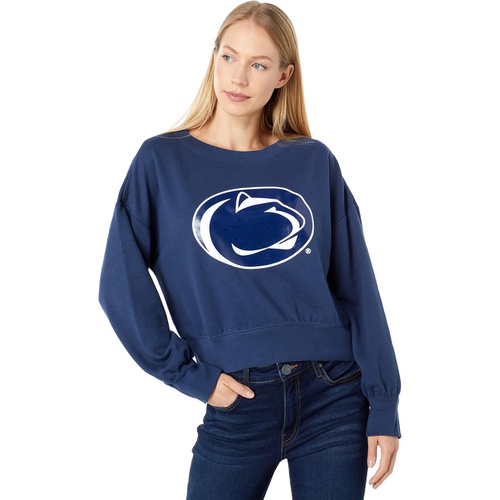  Lauren James Penn State Nittany Lions Cropped Crew Neck Sweatshirt