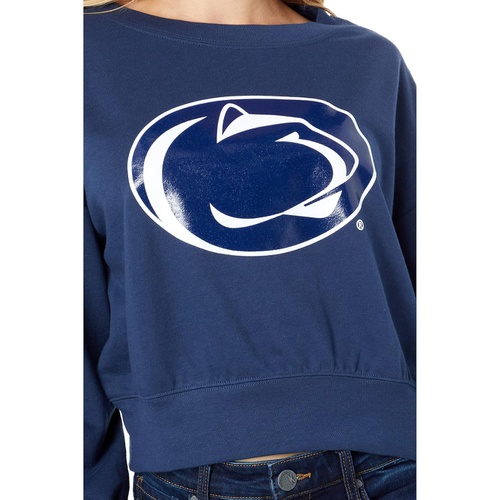  Lauren James Penn State Nittany Lions Cropped Crew Neck Sweatshirt