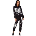 Lauren Moshi Danae Tiger Stars & Stripes Drawstring Hoodie