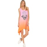 Lauren Moshi Serafina Butterfly Hamsa Tank Dress with Pockets