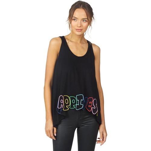  Lauren Moshi Gladys Happiness Embroidery Tee