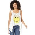 Lauren Moshi Gladys Scoop Neck Flowy Tank Happy Peace Daisy