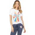 Lauren Moshi Croft - Studded Stripe Peace Tee