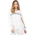 Lauren Moshi Noleta Stripe Peace Sweater