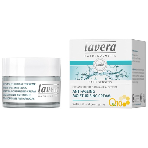  Lavera Anti-Aging Natural Facial Moisturizer Q10 - Reduce Fine Lines and Wrinkles, For Softer, Smoother and Younger Looking (50ml/1.6oz)