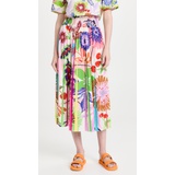 Le Superbe Burst of Spring Pleated Skirt