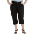 Lee Relaxed Fit Austyn Knit Waist Cargo Capris (Plus)