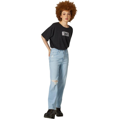  Lee High-Rise Straight Crop