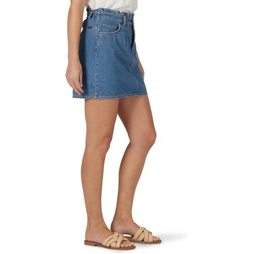  Lee Paper Bag Mini Skirt Regular Fit High-Rise