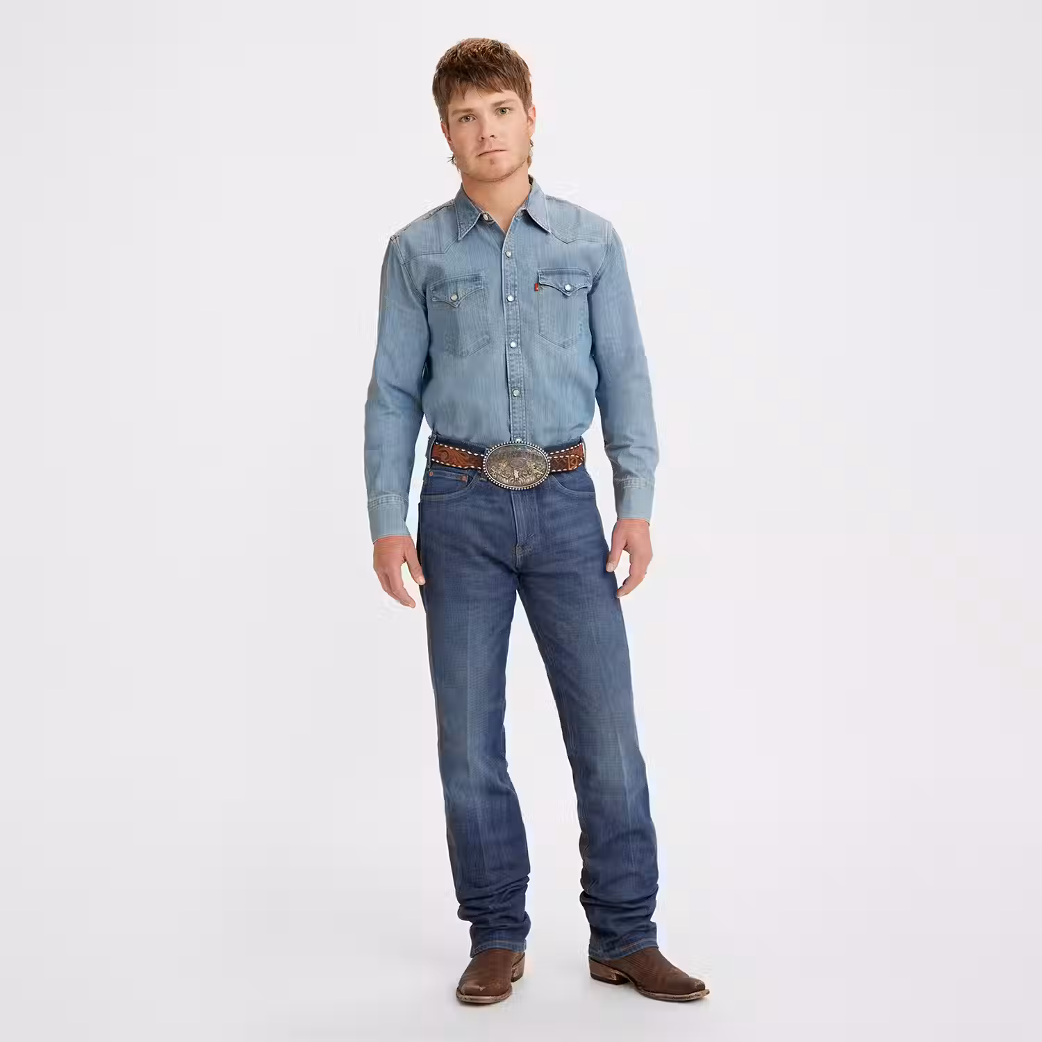 리바이스 Levi's Western Fit Mens Jeans (big & Tall)