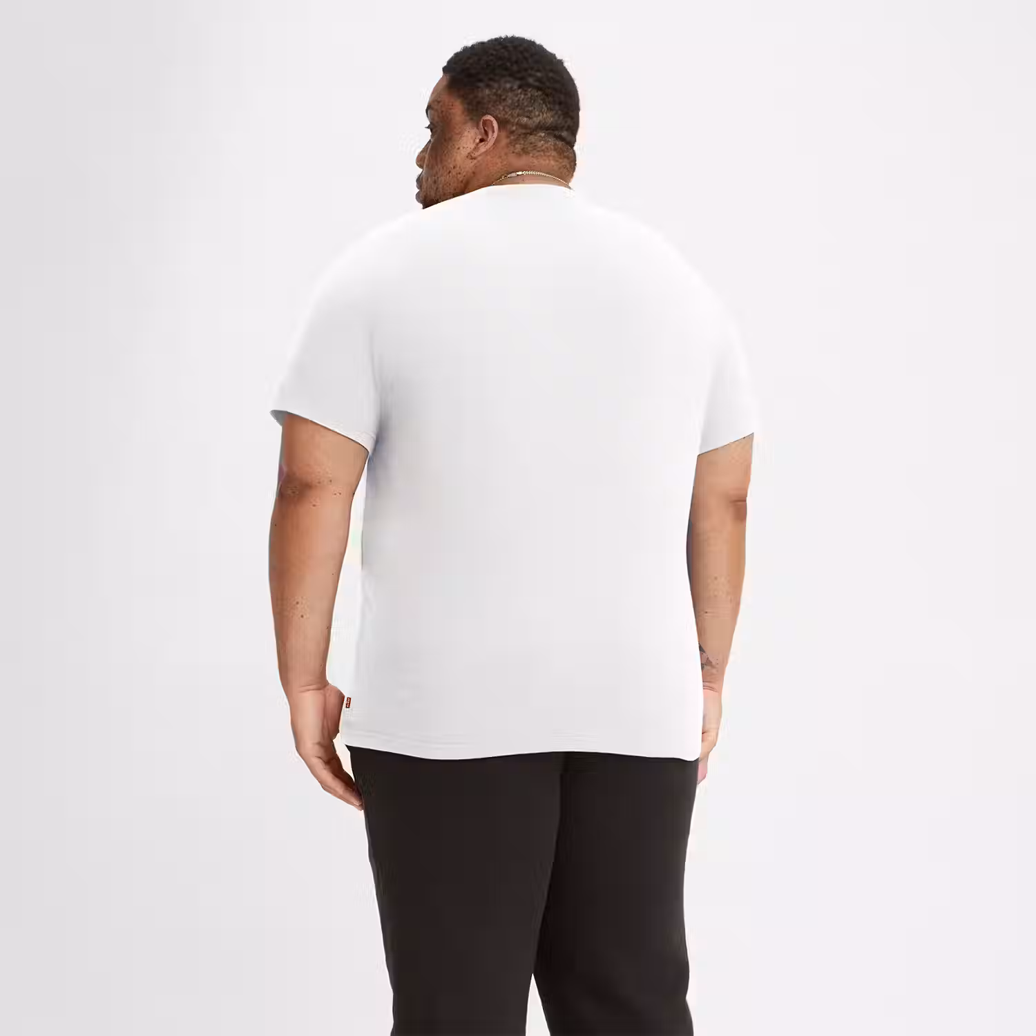 리바이스 Levis Logo Relaxed Fit Short Sleeve T-shirt (big)