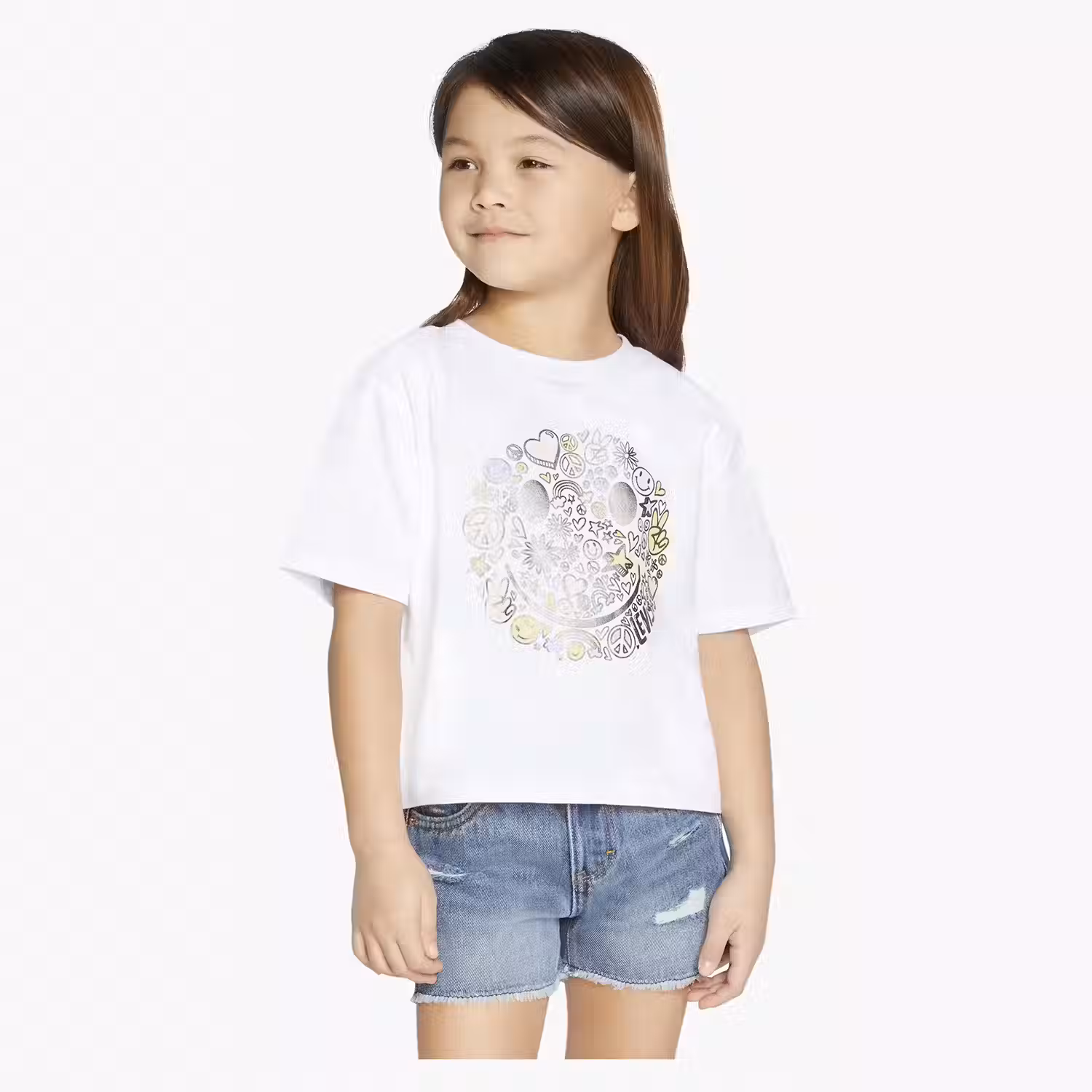 Levi's Meet And Greet Graphic T-shirt Little Girls 4-6x