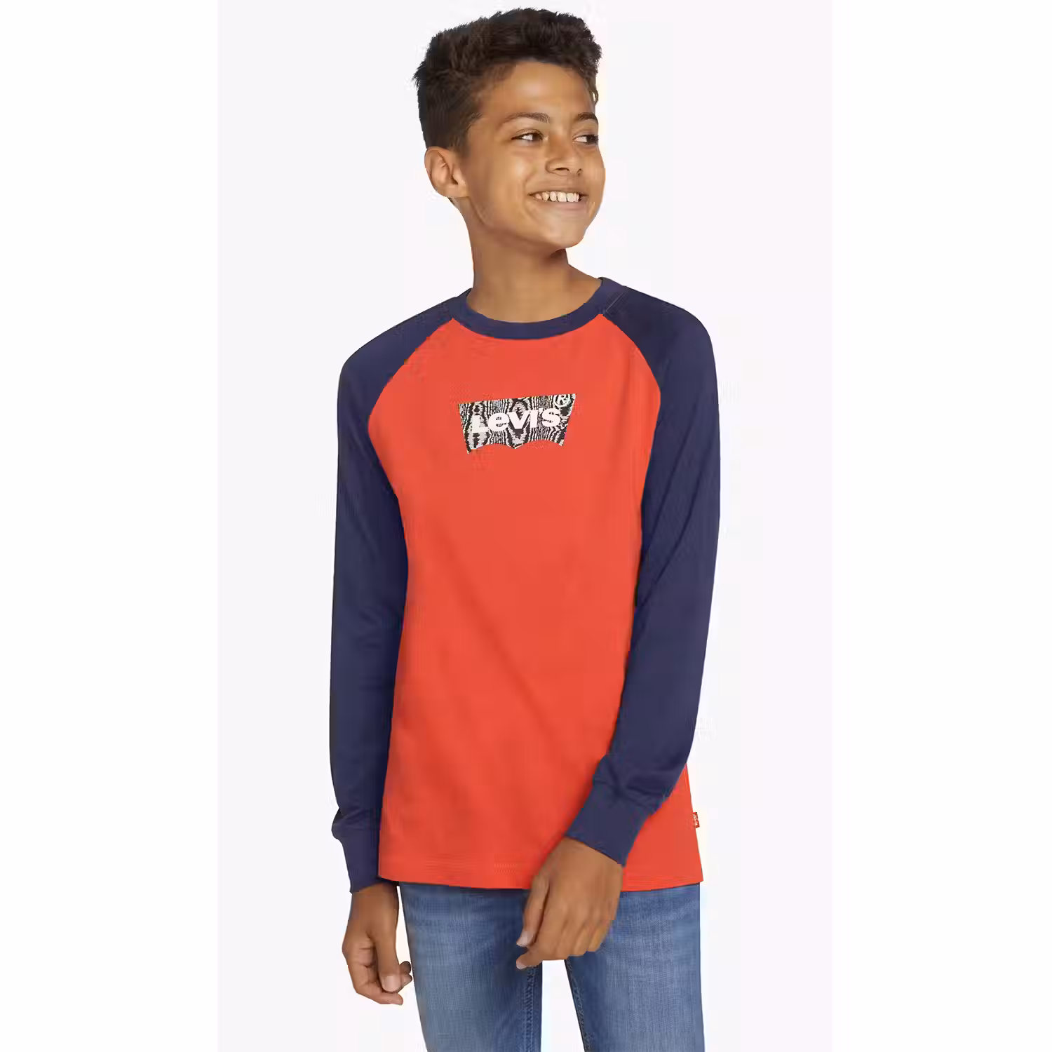 Levis Long Sleeve Baseball Tee Big Boys S-xl