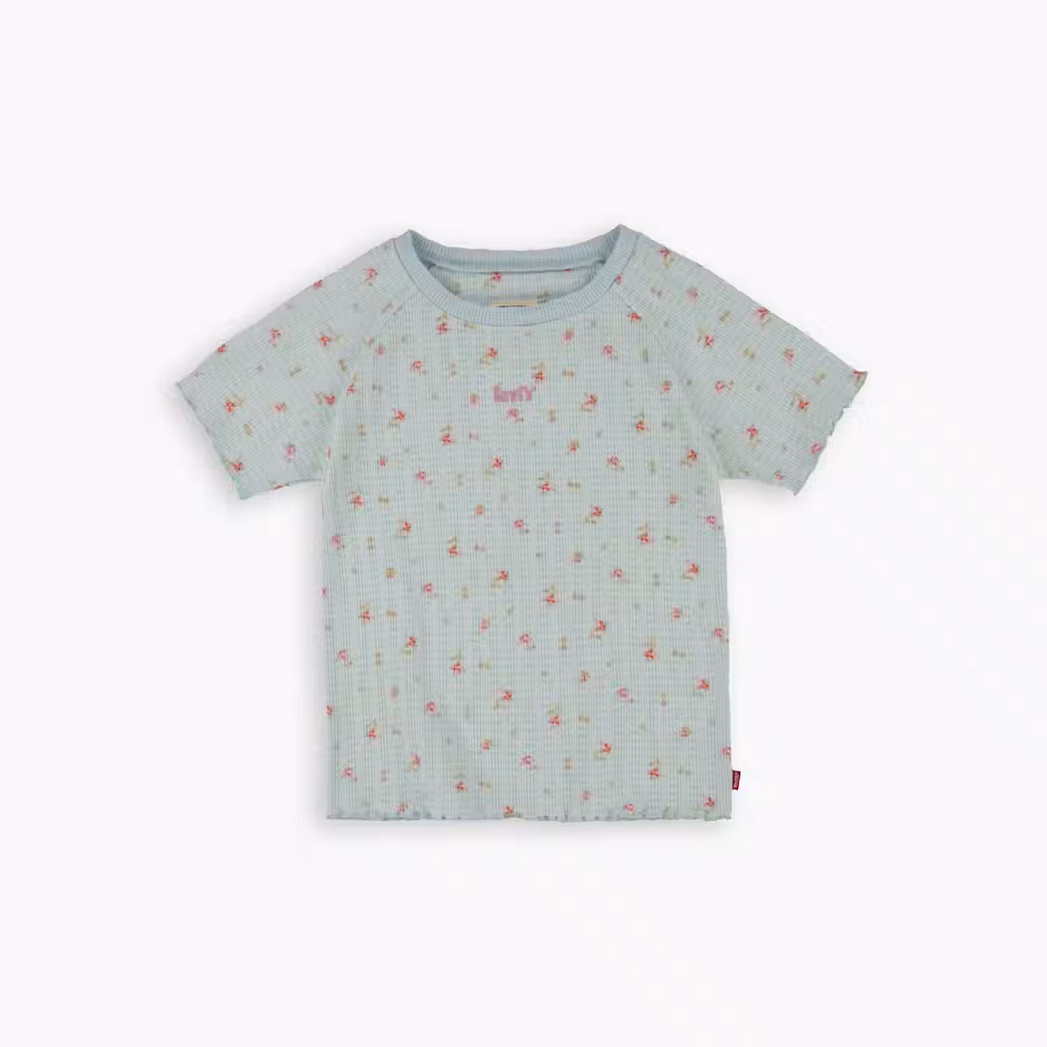 Levis Ditsy Floral Crewneck Little Girls Top 4-6x