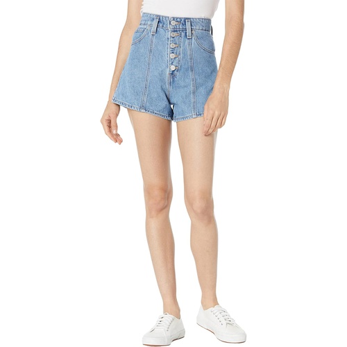 리바이스 Levis Womens Notch High-Waisted Mom Shorts