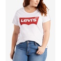 Trendy Plus Size Perfect Logo Cotton T-Shirt