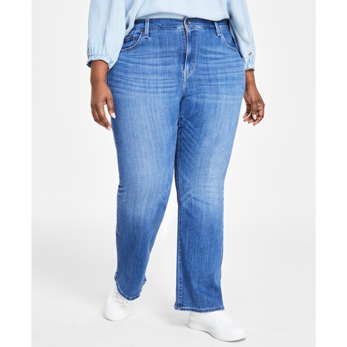 리바이스 Plus Size 726 High-Rise Flare-Leg Jeans