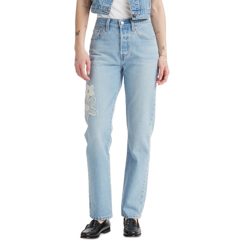 리바이스 Womens 501 Original-Fit Straight-Leg Jeans