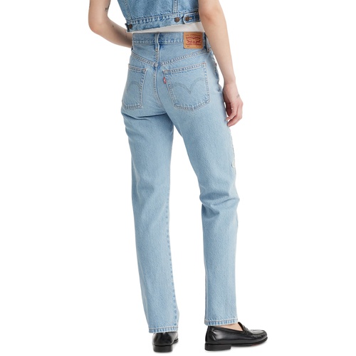 리바이스 Womens 501 Original-Fit Straight-Leg Jeans