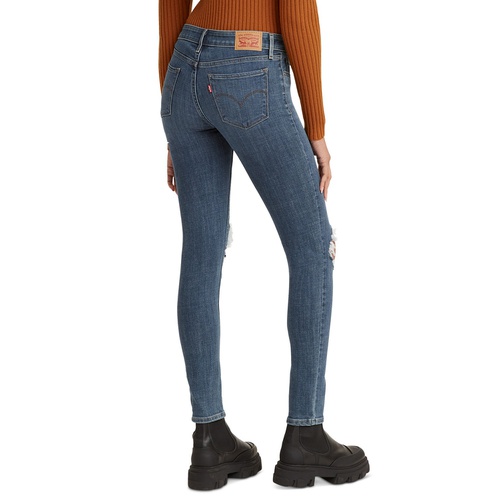 리바이스 Womens 711 Mid Rise Skinny Jeans