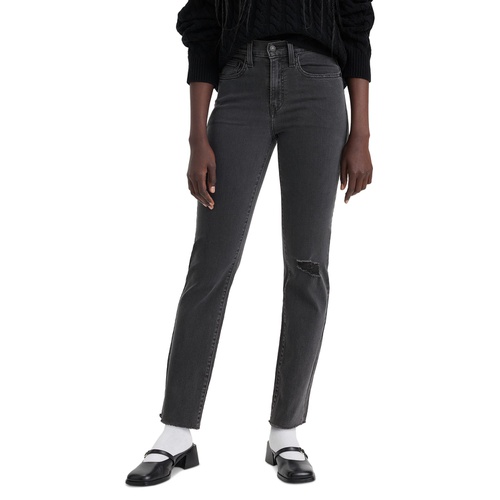 리바이스 Womens 724 Straight-Leg Jeans
