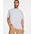 Mens Workwear Relaxed-Fit Solid Pocket T-Shirt