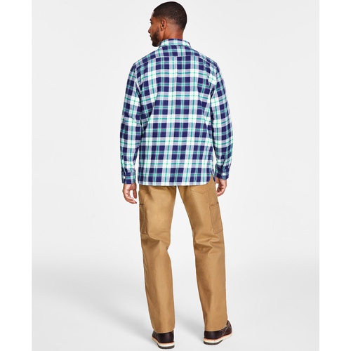 리바이스 Mens Workwear Relaxed-Fit Solid Pocket T-Shirt