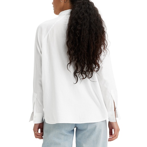 리바이스 Womens Harrison Long-Sleeve Cotton Raglan Shirt