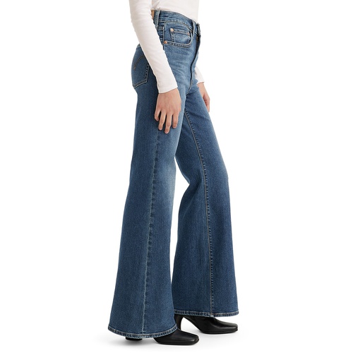 리바이스 Womens Ribcage Bell High-Rise Flare-Leg Jeans