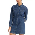 Womens Flynn Western Cotton Denim Dress