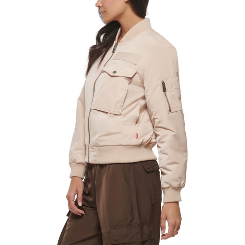리바이스 Womens Fashion Flight Bomber Jacket