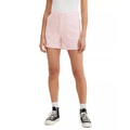 Womens Mid-Rise Zip-Fly Utility Shorts