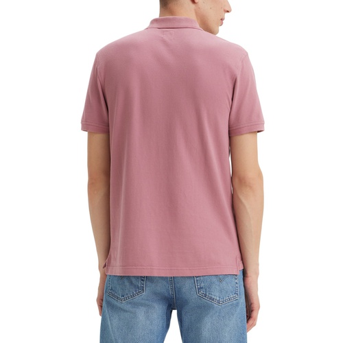 리바이스 Mens Housemark Standard-Fit Solid Polo Shirt