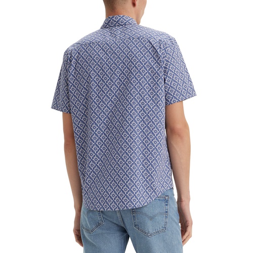 리바이스 Mens Classic 1 Pocket Short Sleeve Regular Fit Shirt