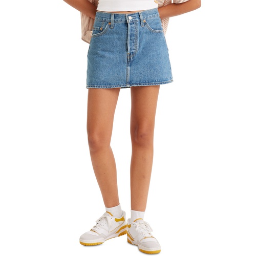 리바이스 Womens Icon Cotton Denim Skirt