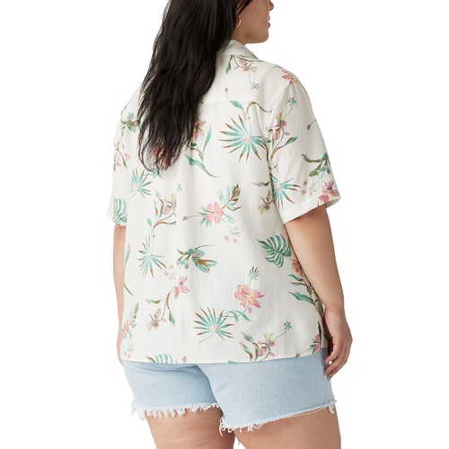 리바이스 Trendy Plus Size Joyce Short-Sleeve Resort Shirt